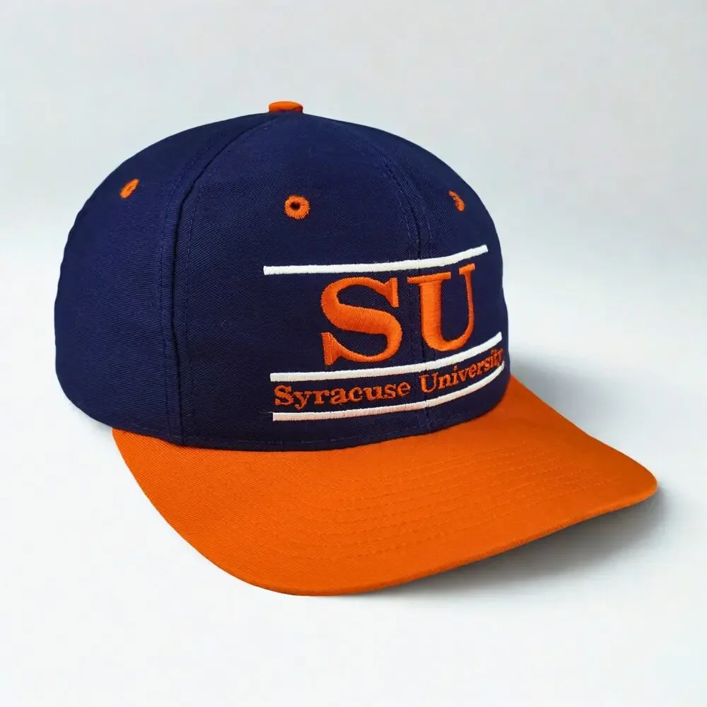 Syracuse University Orange The Game Snapback Hat Green Underbill Vintage 90’s